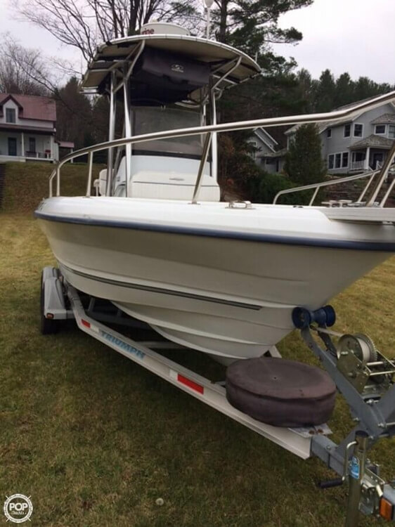 SOLD Triumph 215 Center Console boat in Traverse City, MI 116545