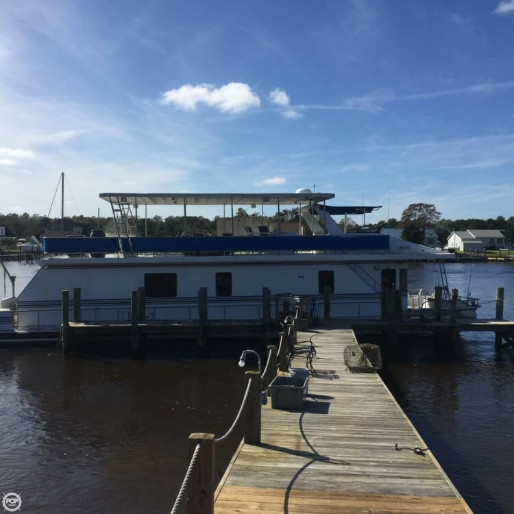 Sold New Orleans 67 Custom Houseboat Boat in Beaufort, NC 016958