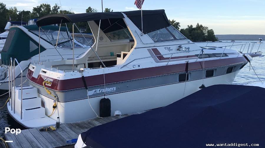 Sold Cruisers Yachts 336 Ultra Vee Boat in Mayfield, NY 204012 Pop Sells