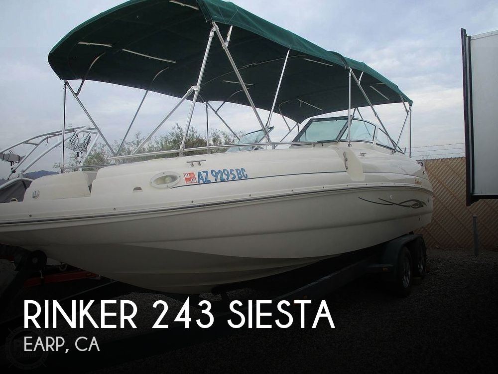 243 Rinker 2001 Rinker 243 SIESTA Deck Boat for Sale in Big River, CA