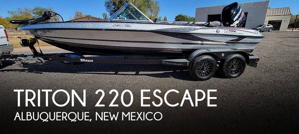2016 Triton 220 escape