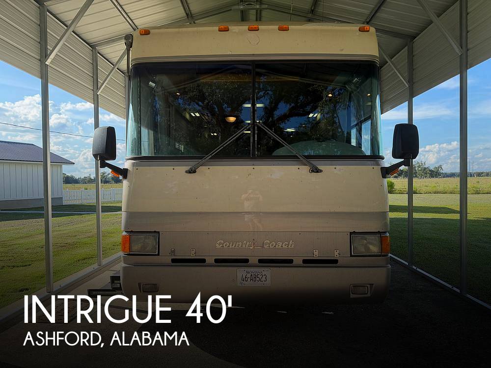 1996 Country Coach Intrigue 40 with the matching 27' enclosed trailer