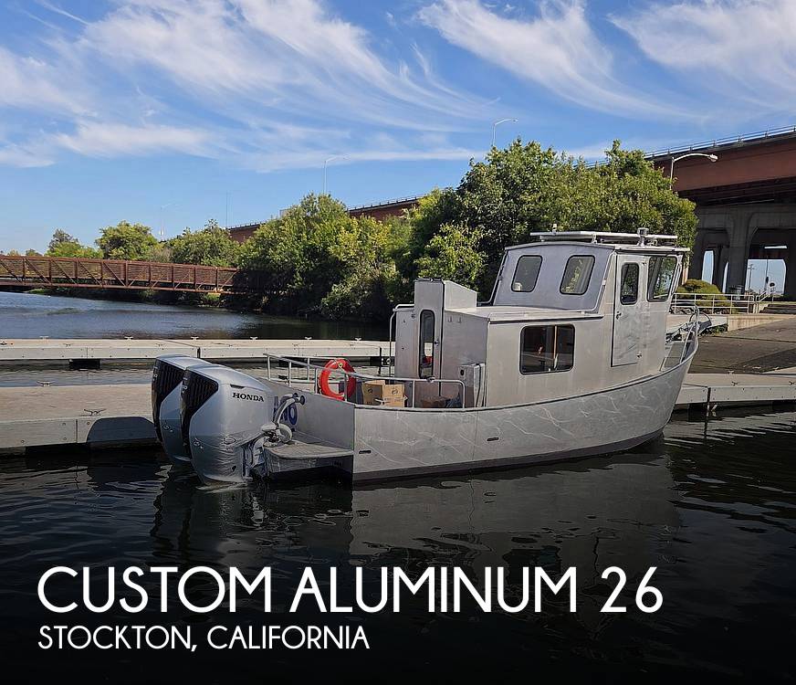 1980 Custom Aluminum Custom Welded Aluminum 26 Cruiser