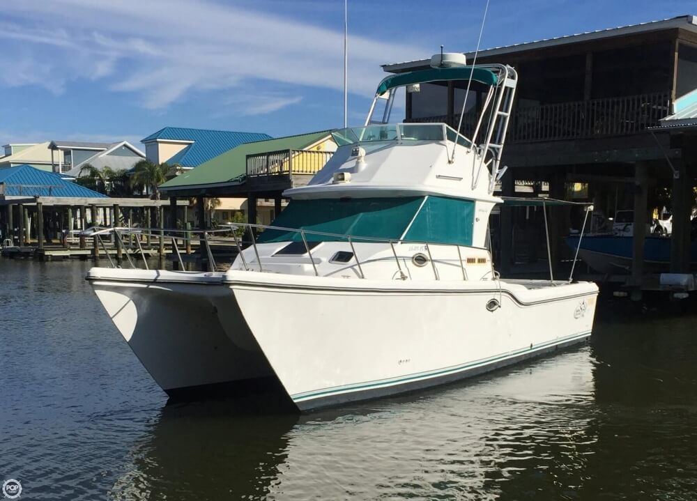 Sold Baha Cruisers 340 King Cat Flybridge Boat in Fourchon, LA